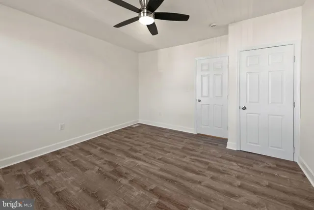 wooden floor in an empty room