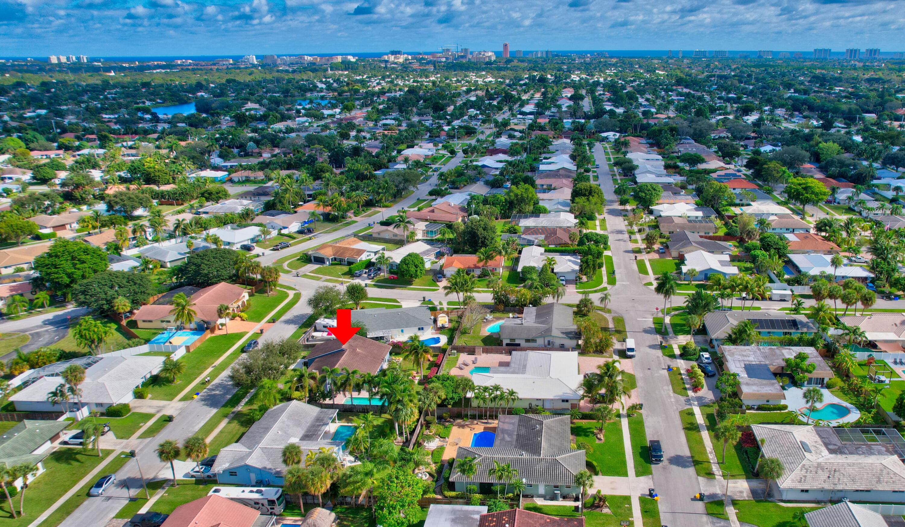 1424 Southwest 13th Street Boca Raton, FL 33486 - Photo 6 of 35 Aerial View