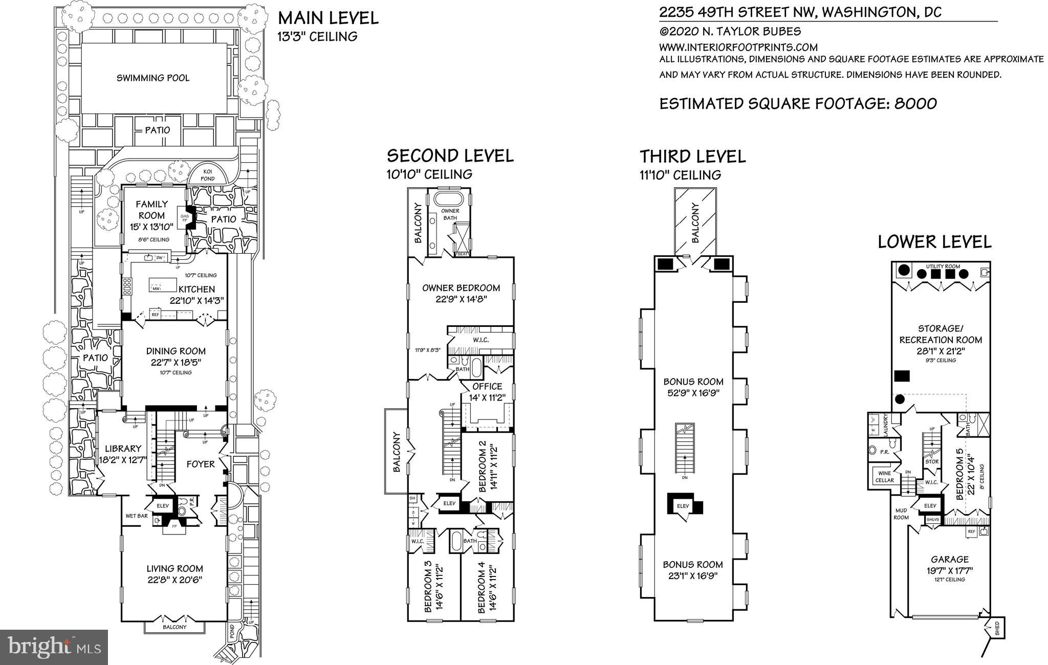 2235 49th Street Northwest Washington, DC 20007 - Photo 27 of 27 Floor Plans