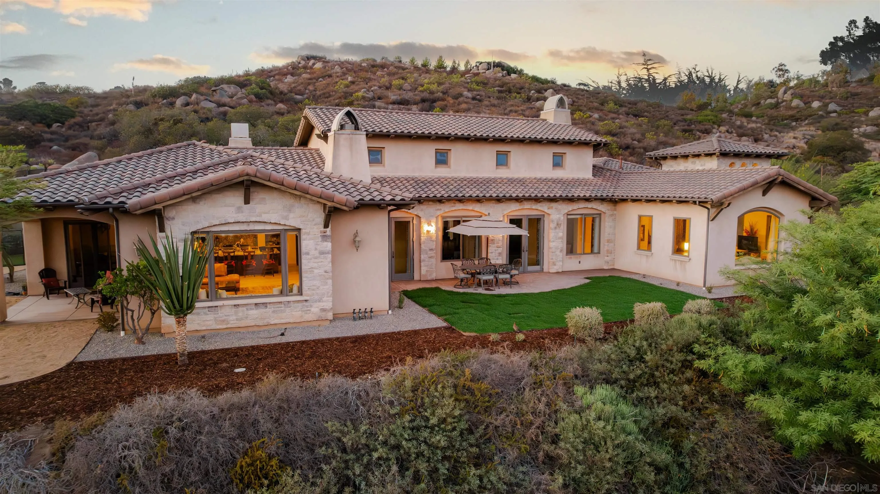 3132 Via Asoleado Alpine, CA 91901 - Photo 2 of 58 a view of a big house with a big yard plants and large tree