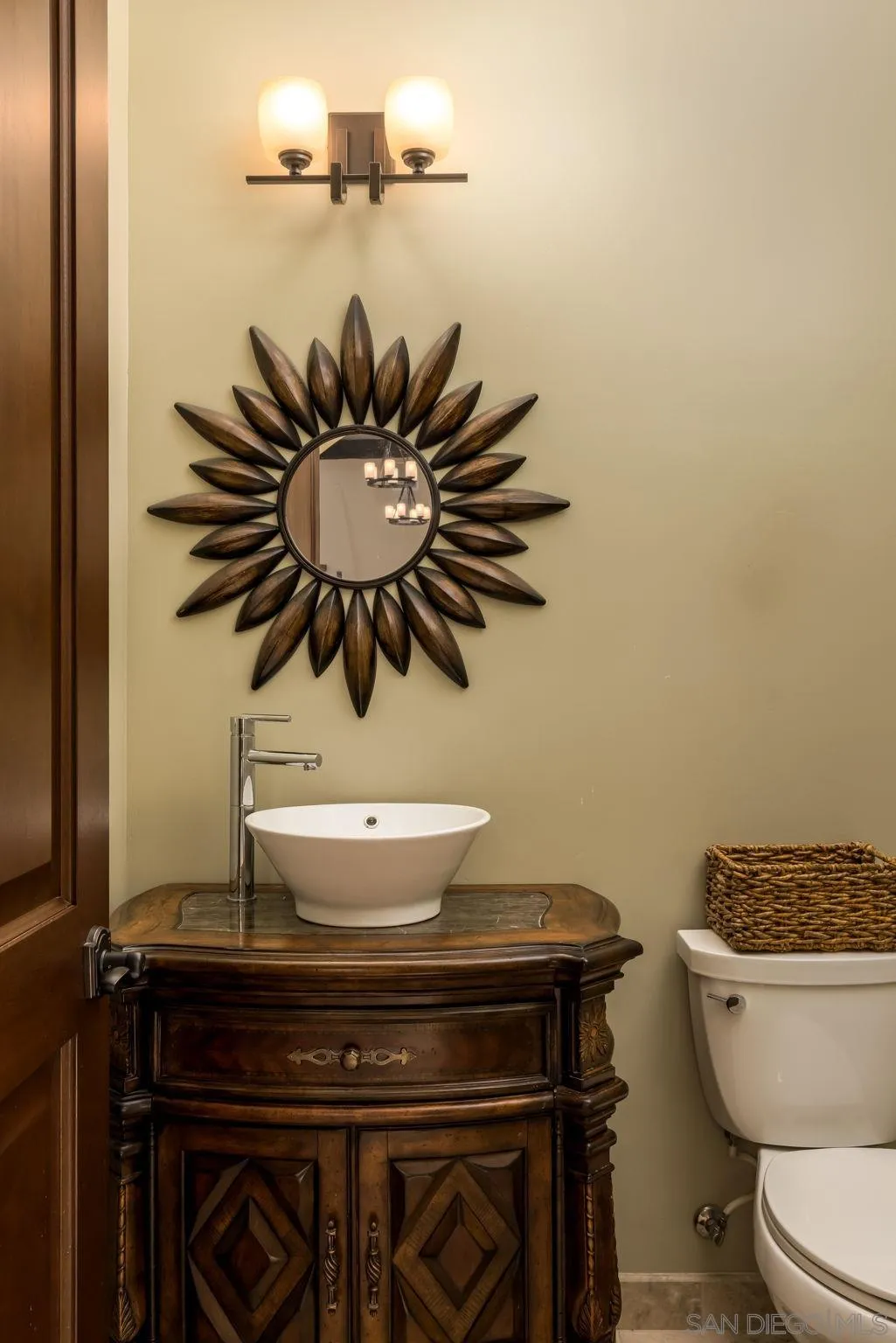 3132 Via Asoleado Alpine, CA 91901 - Photo 32 of 58 a bathroom with a toilet and a sink