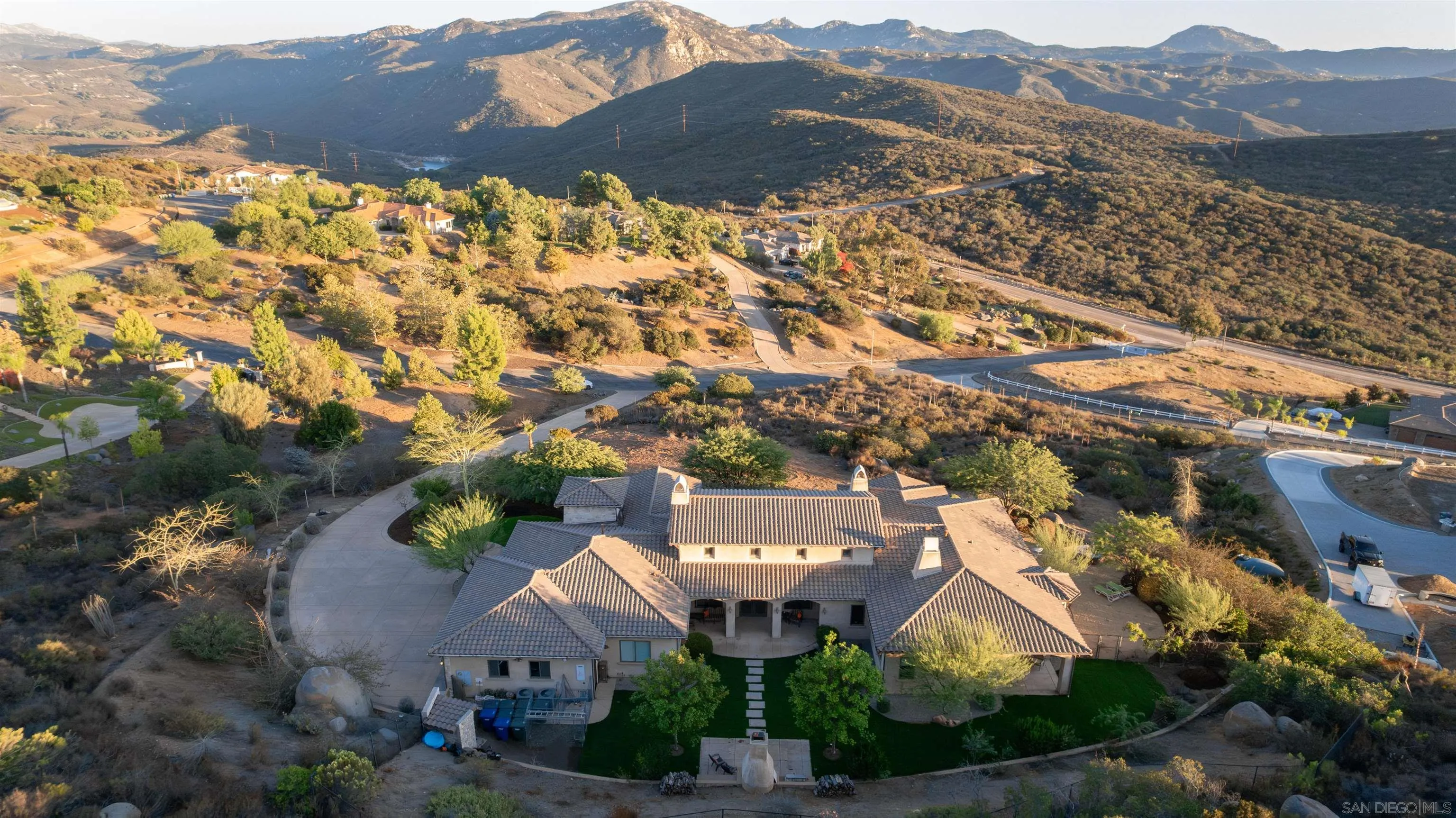 3132 Via Asoleado Alpine, CA 91901 - Photo 37 of 58 an aerial view of a house