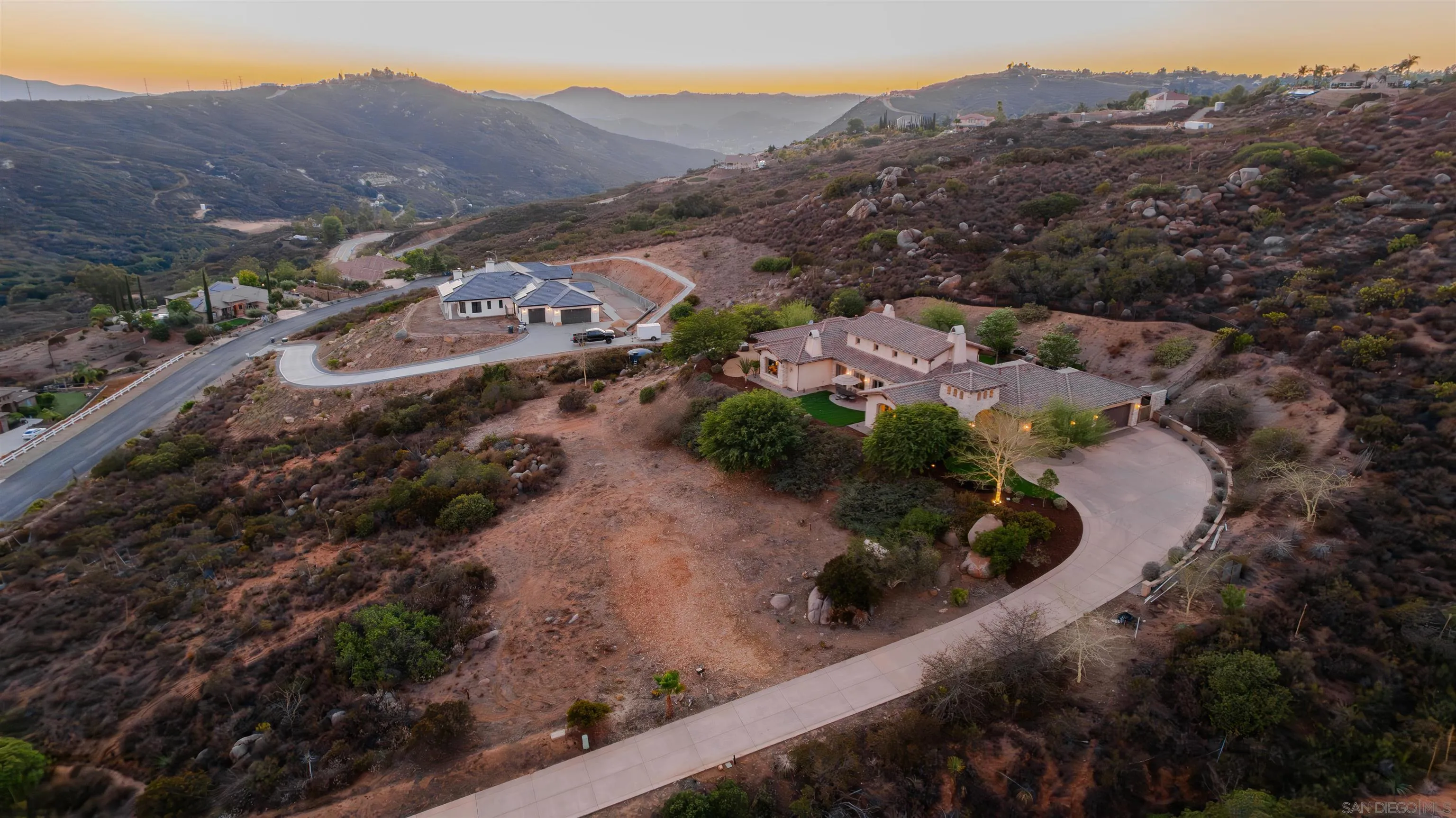 3132 Via Asoleado Alpine, CA 91901 - Photo 40 of 58 an aerial view of residential house and sandy dunes