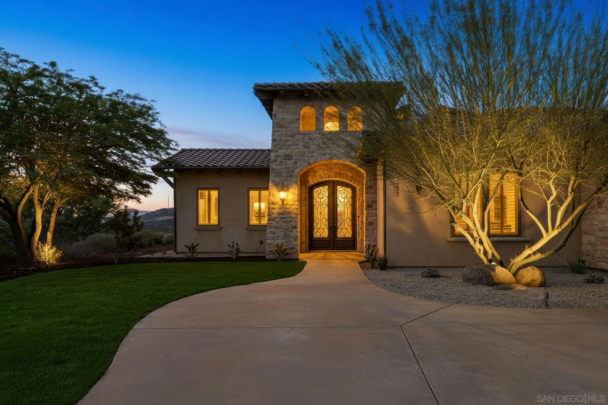 3132 Via Asoleado Alpine, CA 91901 - Photo 7 of 58 a house view with a garden space