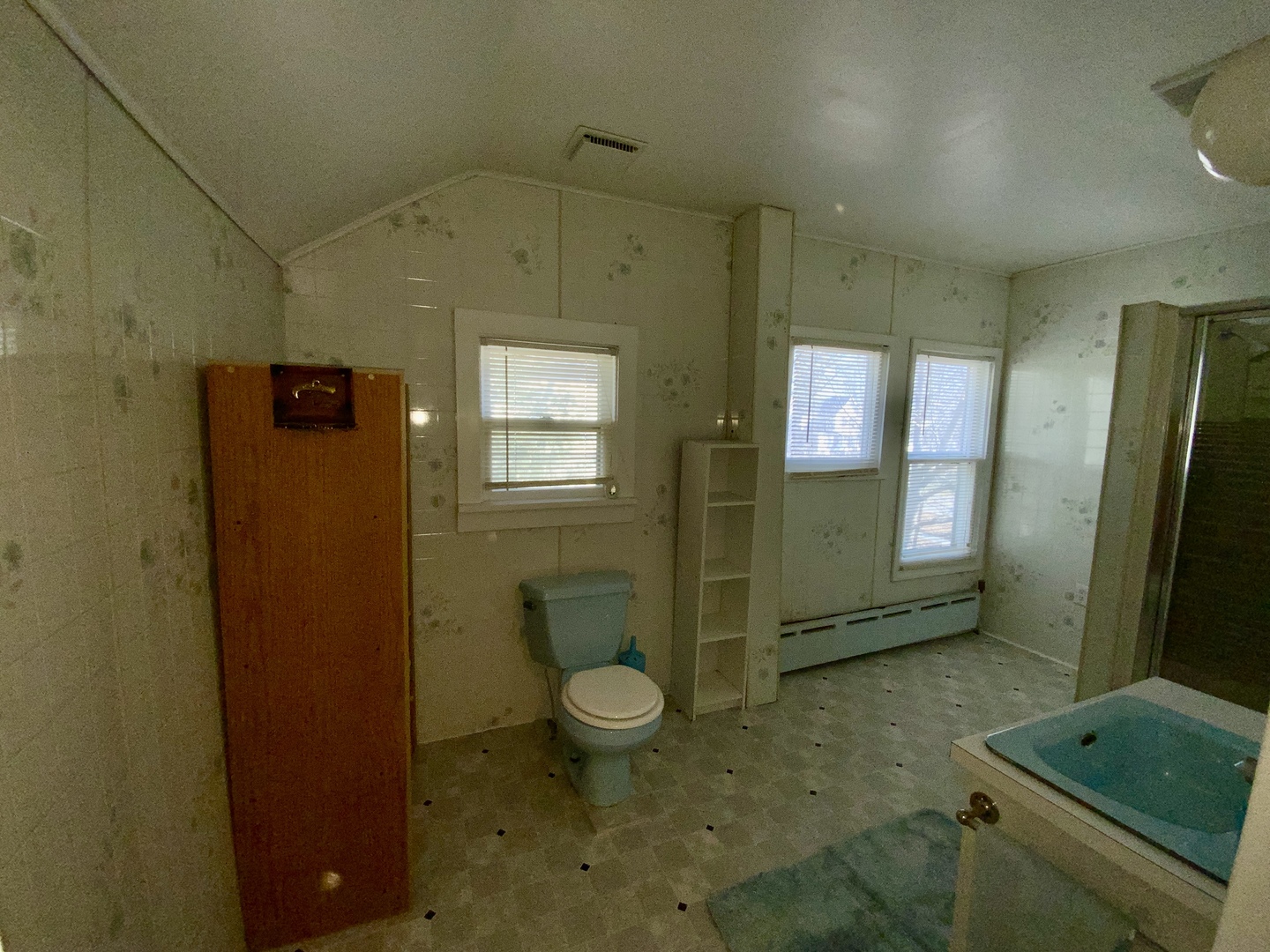 403 Rhodes Avenue Big Rock, IL 60511 - Photo 16 of 48 a bathroom with a sink a toilet and shower