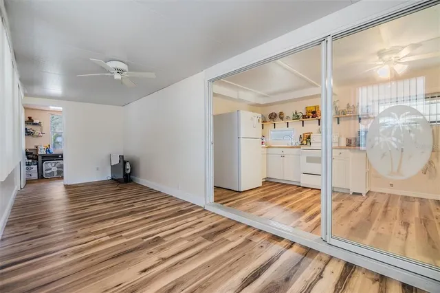 a view of living room with a flat screen tv