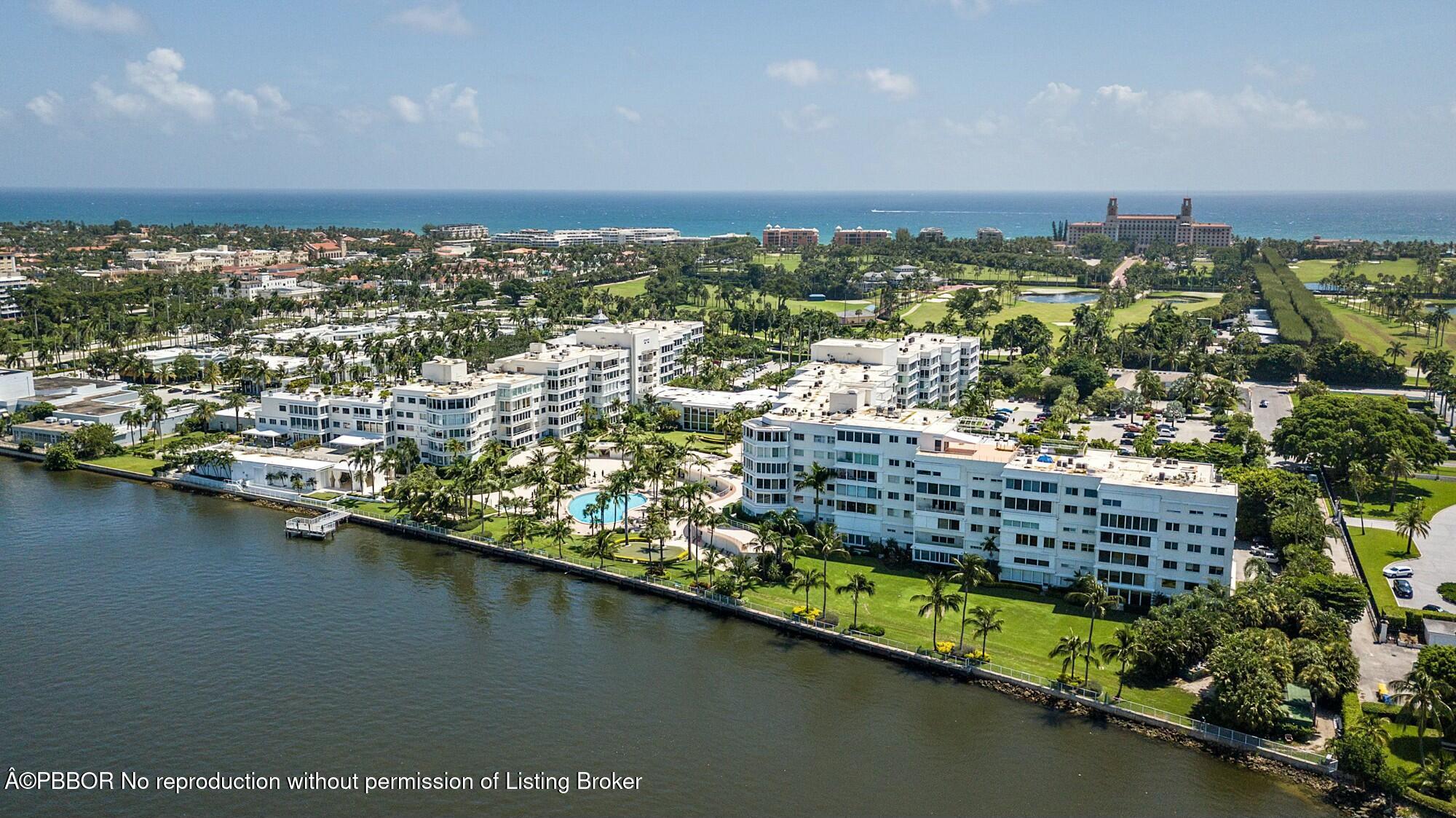 44 Cocoanut Row, Unit 606A Palm Beach, FL 33480 - Photo 23 of 25 Aerial Facing East