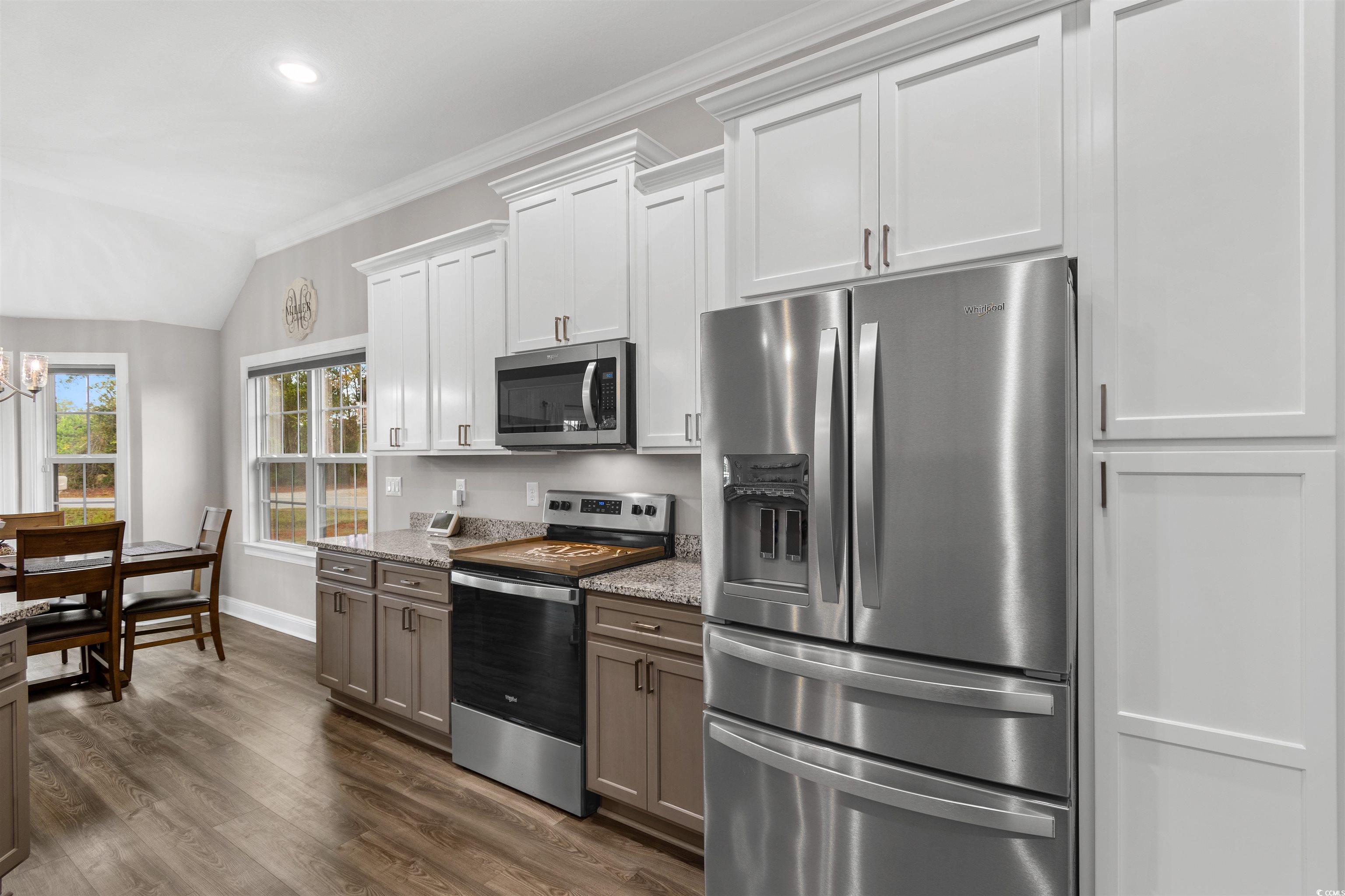 2299 Vaught Road Galivants Ferry, SC 29544 - Photo 13 of 40 Kitchen with dark hardwood / wood-style flooring,