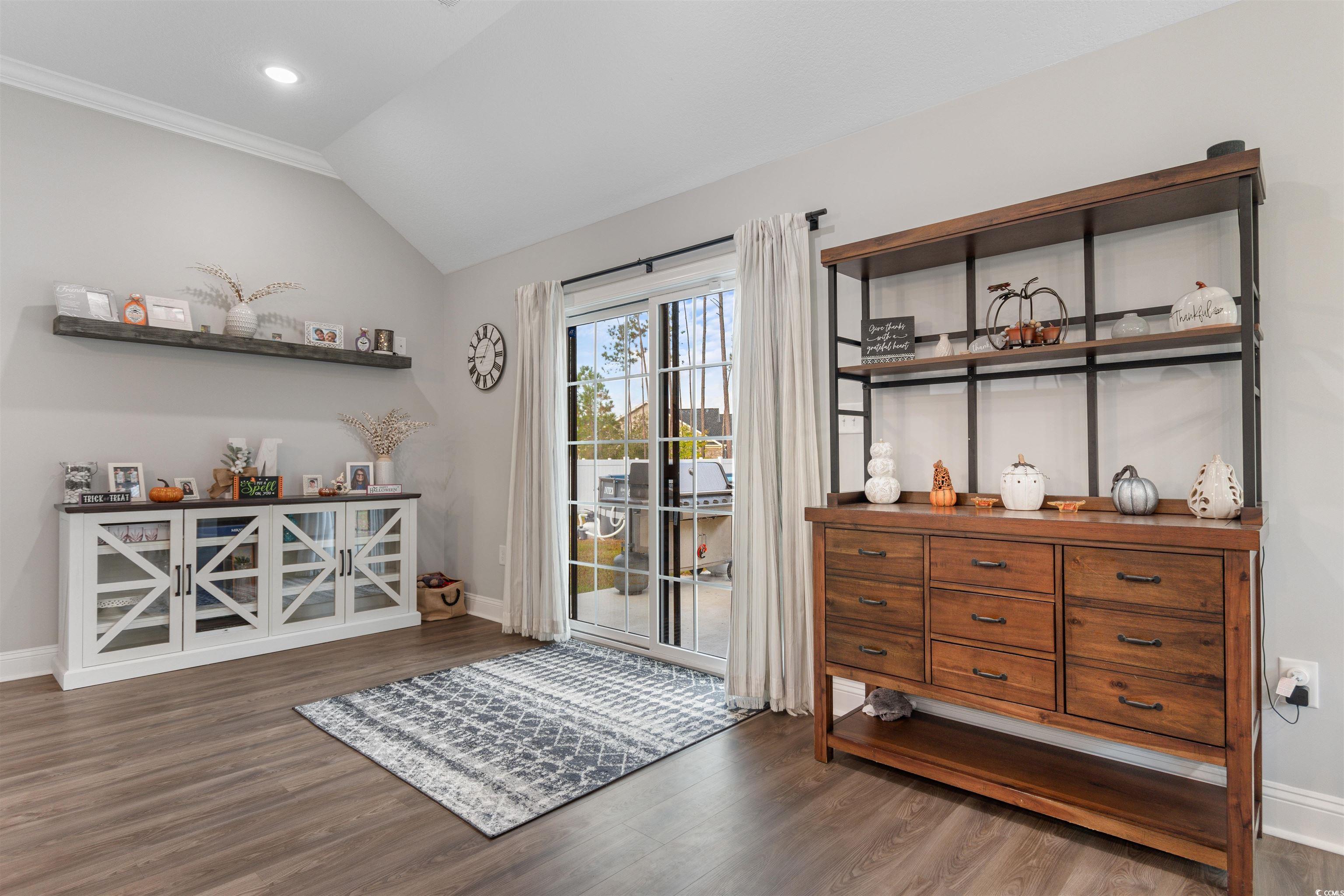 2299 Vaught Road Galivants Ferry, SC 29544 - Photo 15 of 40 Doorway featuring dark hardwood / wood-style floor