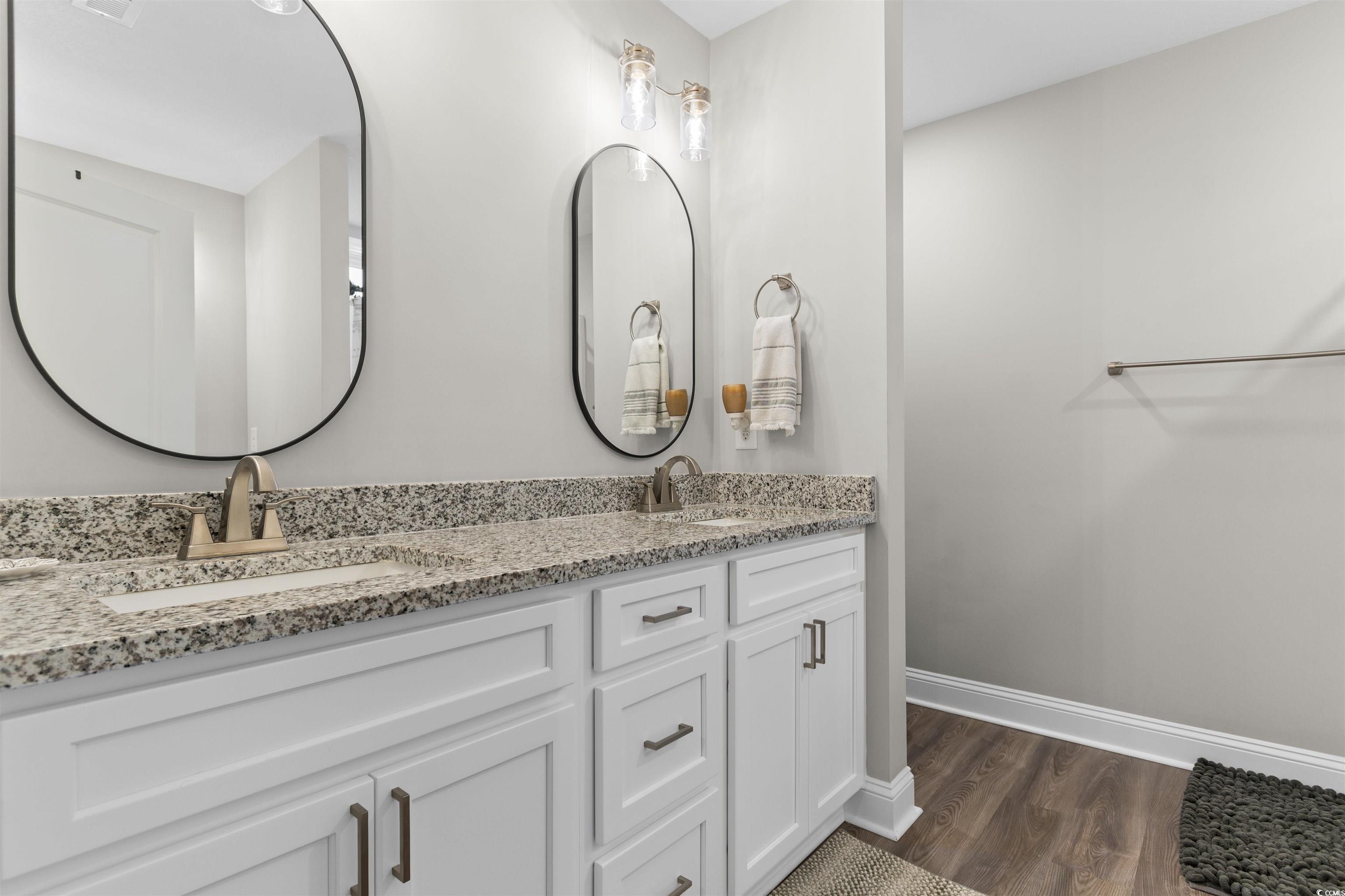2299 Vaught Road Galivants Ferry, SC 29544 - Photo 18 of 40 Bathroom featuring hardwood / wood-style floors an