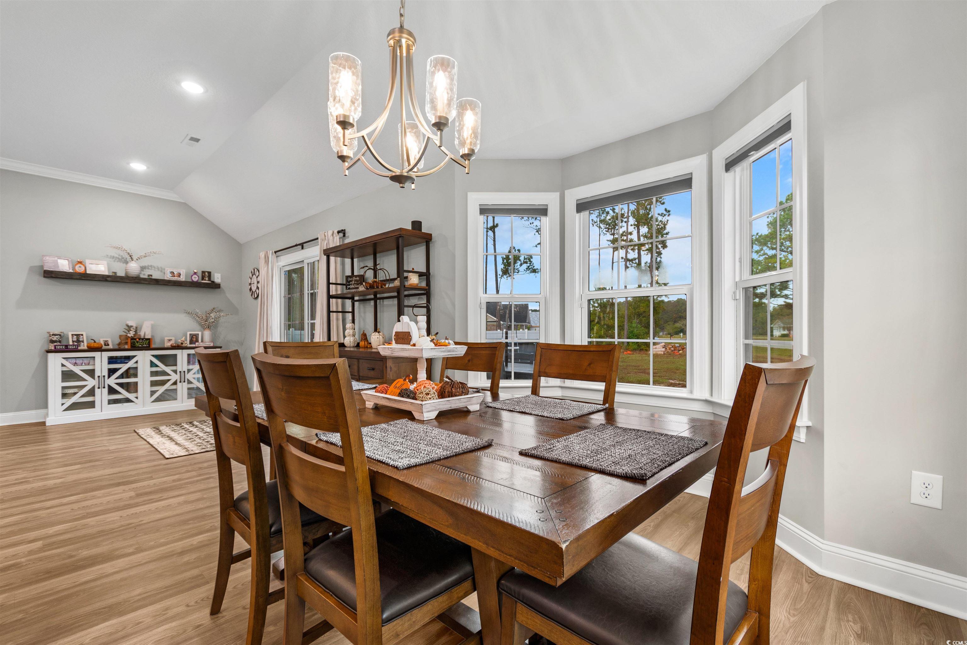 2299 Vaught Road Galivants Ferry, SC 29544 - Photo 6 of 40 Dining space featuring light hardwood / wood-style