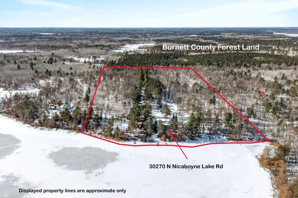 $225,000 | 30270 North Nicaboyne Lake Road, Danbury, WI 54830