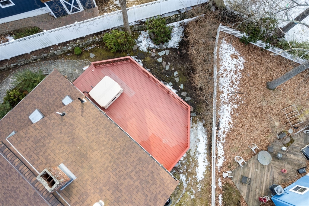 73 Roundwood Road Newton, MA 02464 - Photo 37 of 42 a view of a house with a backyard