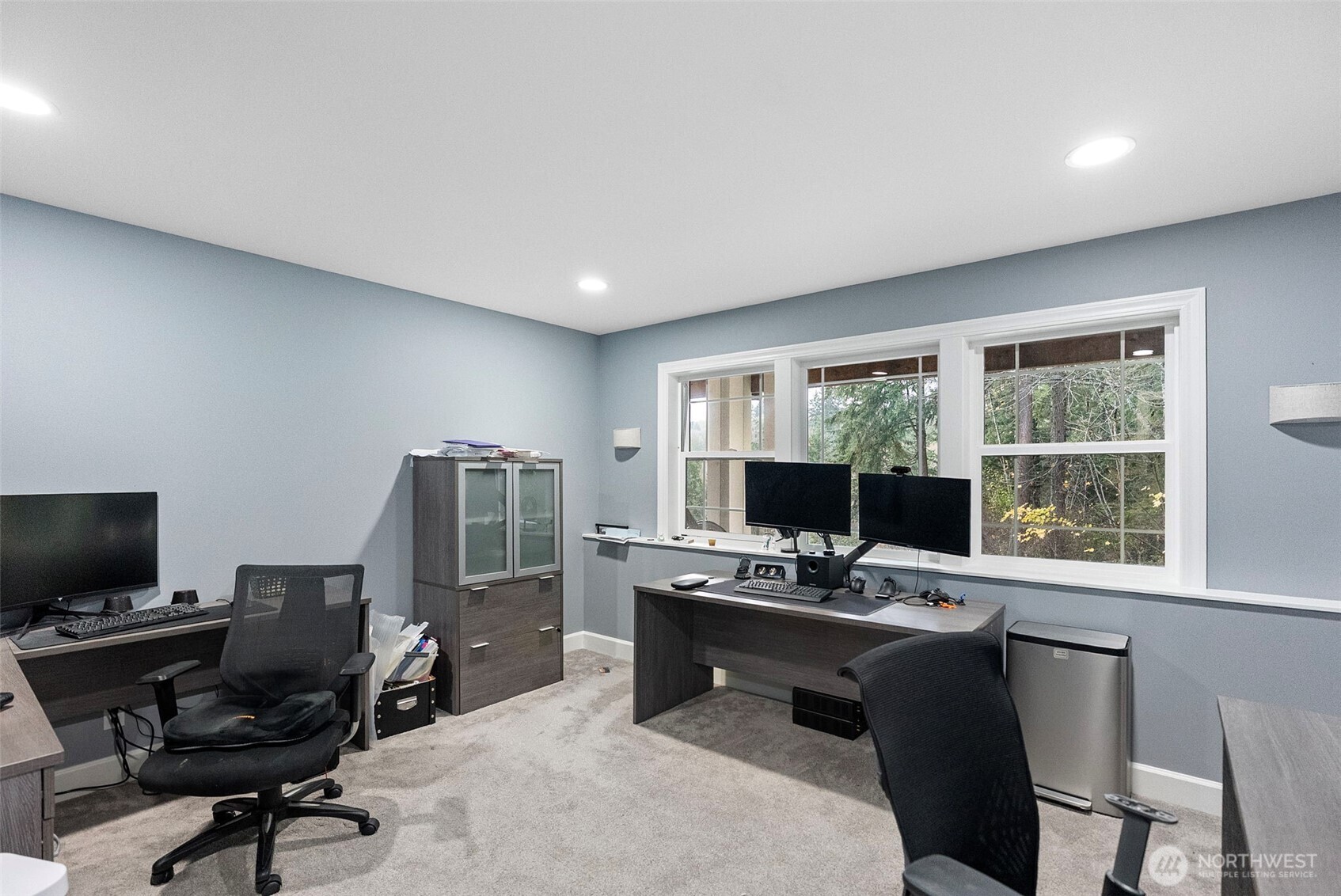 2300 Northeast Solar View Court Poulsbo, WA 98370 - Photo 21 of 28 a view of a workspace with furniture and a window