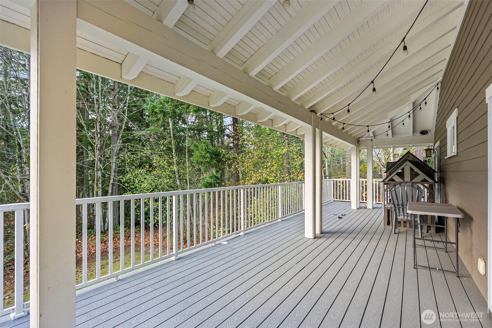 2300 Northeast Solar View Court Poulsbo, WA 98370 - Photo 25 of 28 a view of a balcony with wooden floor