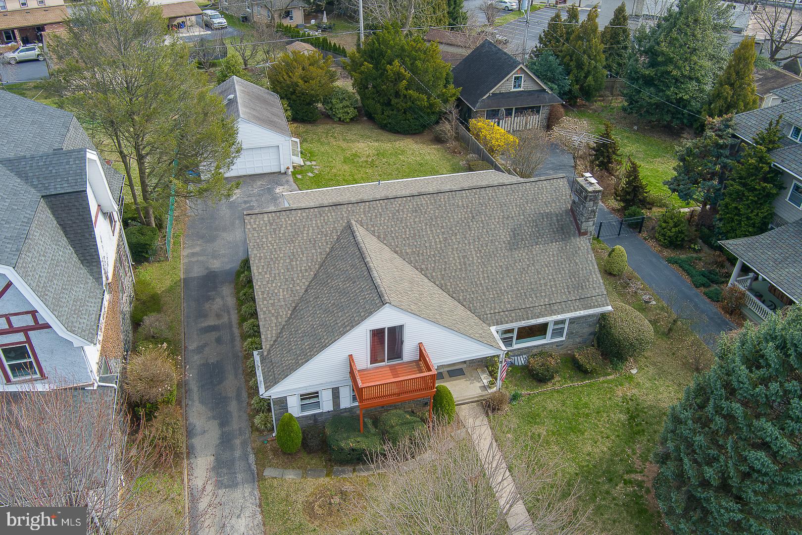 11 Tenby Road Havertown, PA 19083 - Photo 2 of 62 an aerial view of a house with a yard and greenery