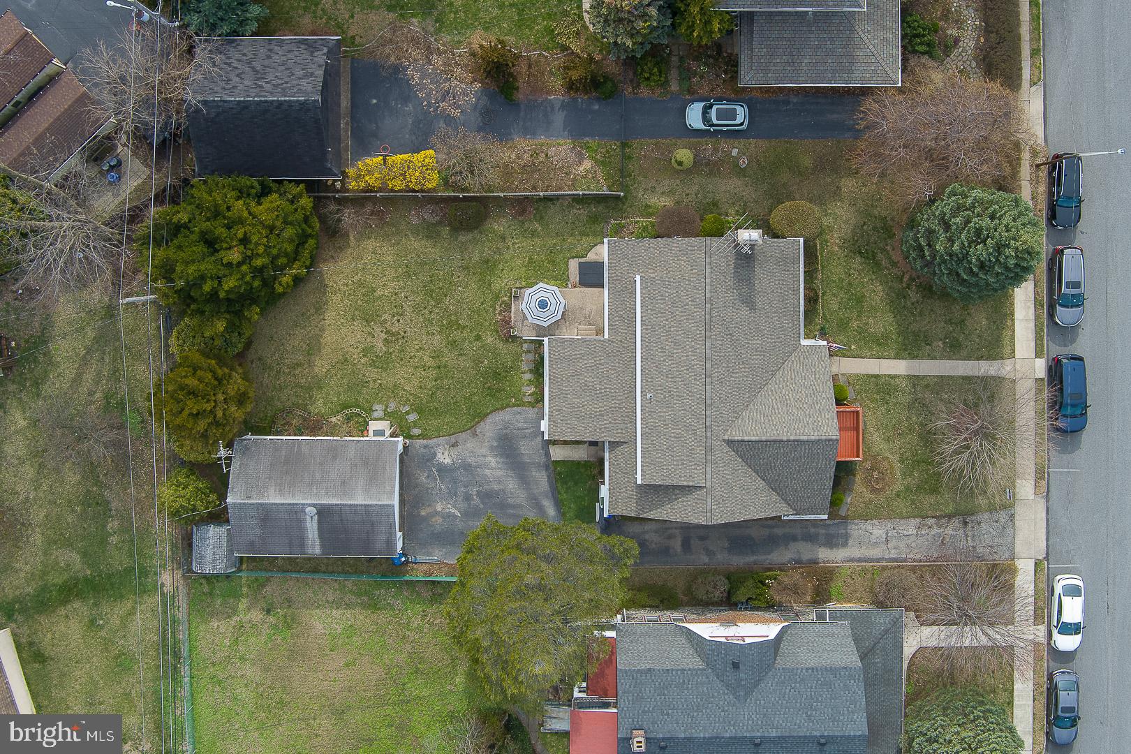 11 Tenby Road Havertown, PA 19083 - Photo 60 of 62 an aerial view of a house with a lake view
