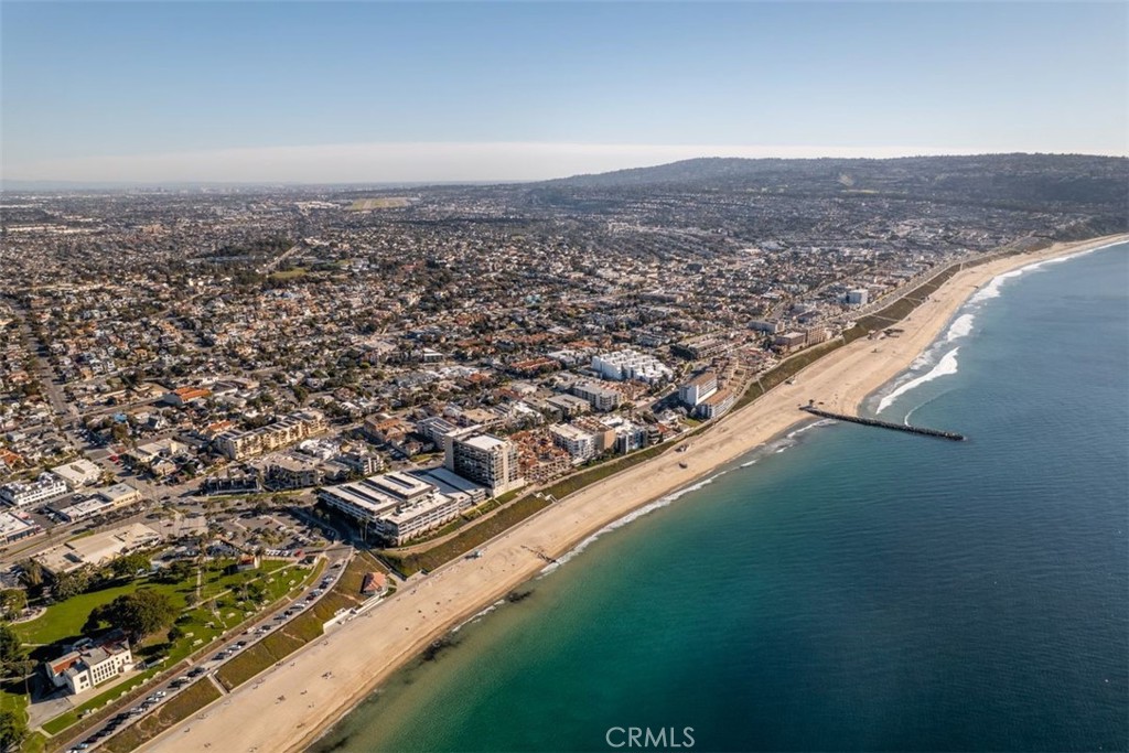 615 Esplanade, Unit 407 Redondo Beach, CA 90277 - Photo 31 of 45 an aerial view of residential houses with outdoor space and river