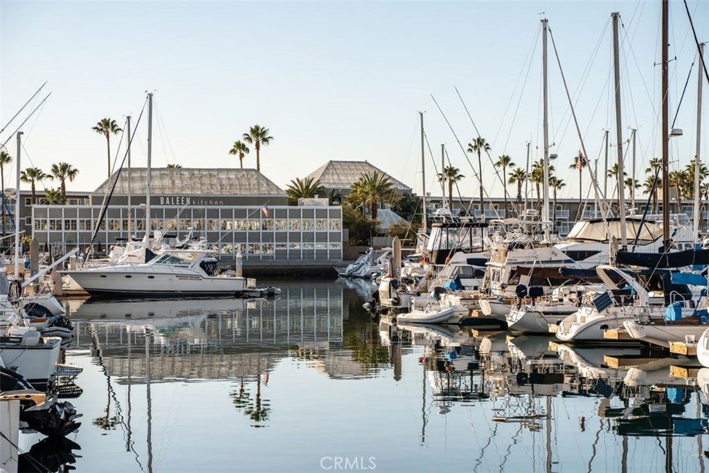615 Esplanade, Unit 407 Redondo Beach, CA 90277 - Photo 42 of 45 a view of a lake with boats and large trees