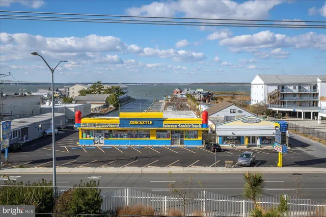 a view of a city with tall buildings