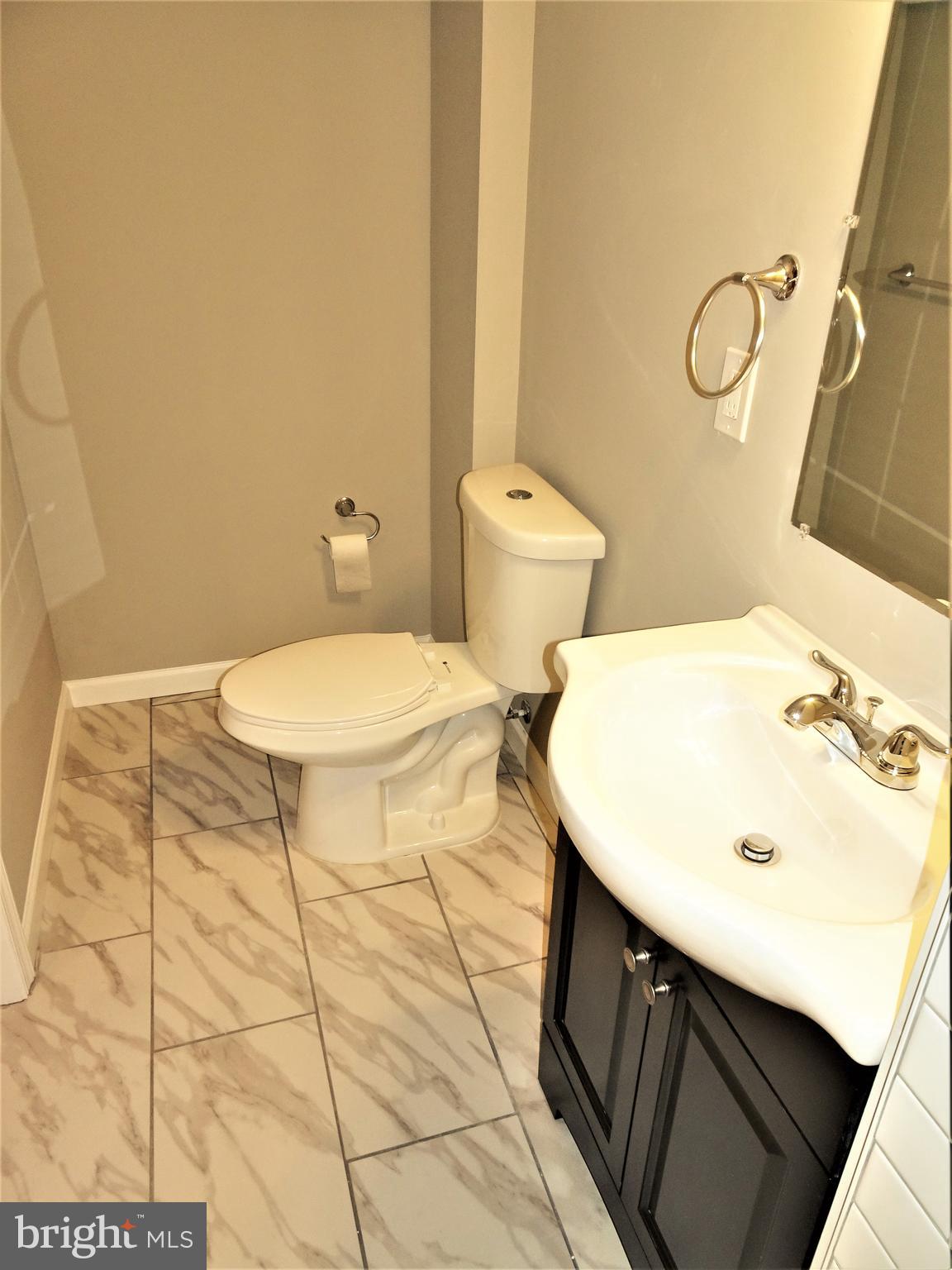 1217 Cedarcroft Road Baltimore, MD 21239 - Photo 27 of 46 Ceramic tile & dual flush toilet