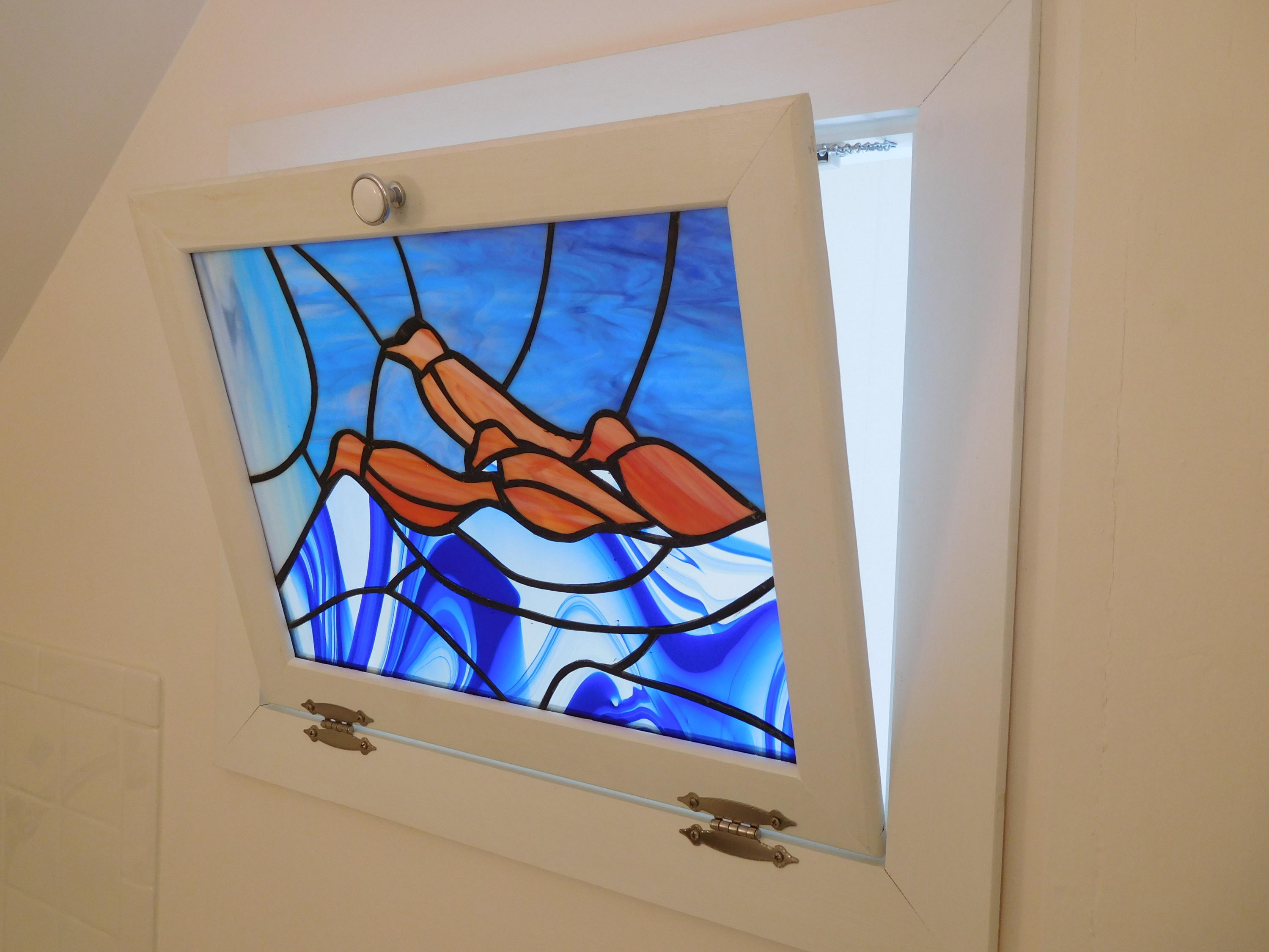384 North Lubec Road Lubec, ME 04652 - Photo 26 of 38 Stained glass art.