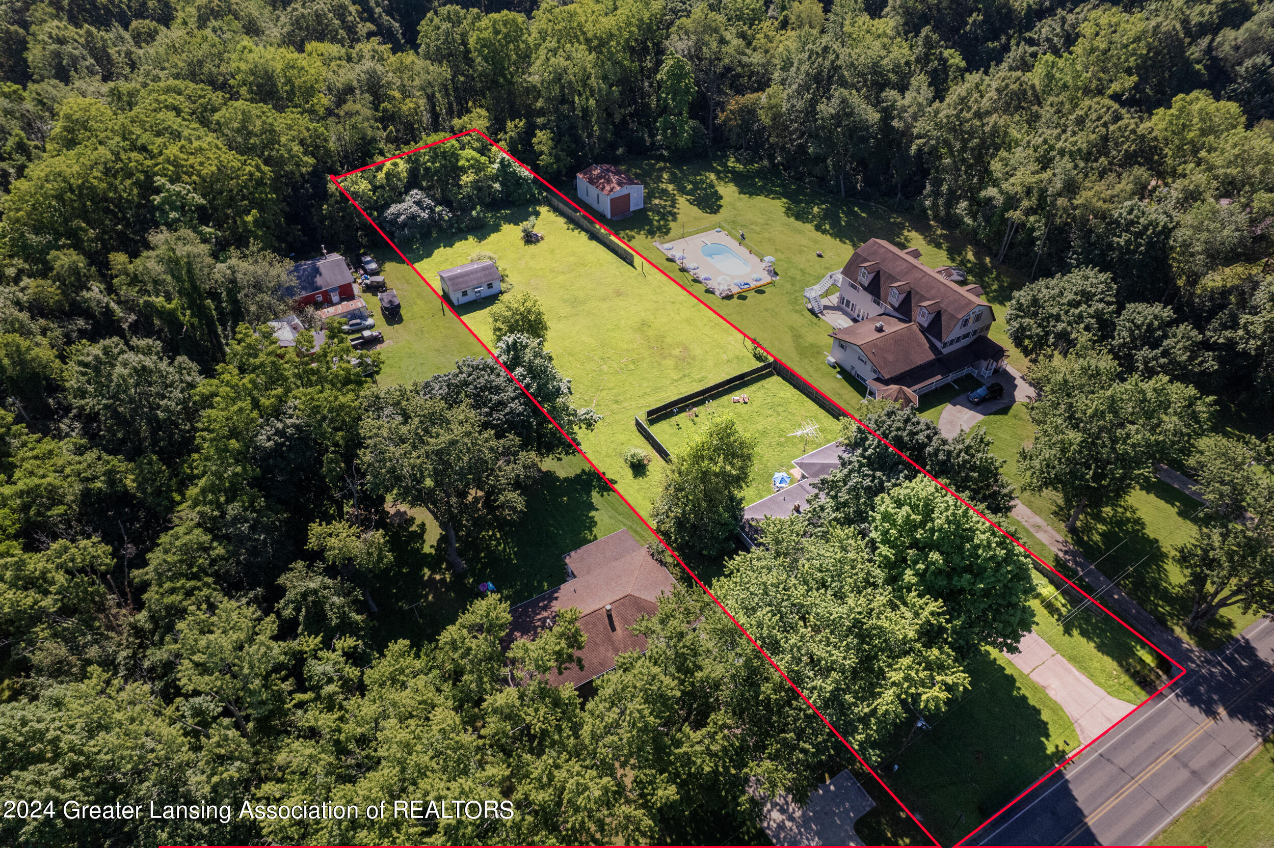 1533 South Dearing Road Parma, MI 49269 - Photo 24 of 30 Aerial