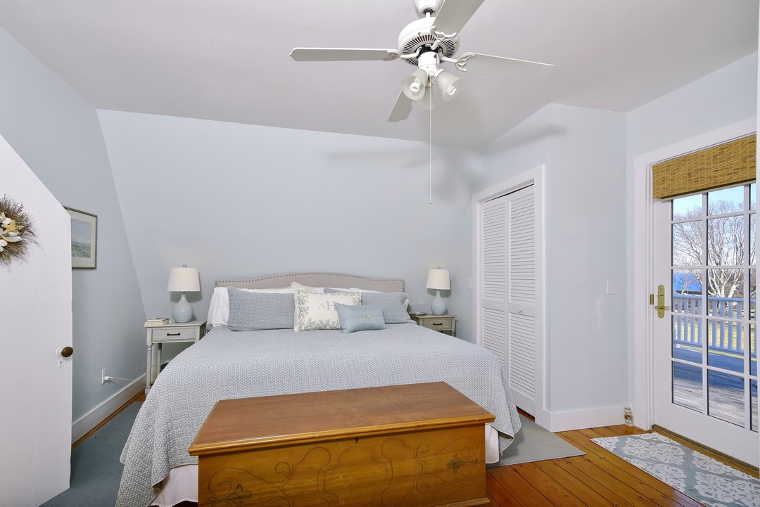 430 Ocean Road Narragansett, RI 02882 - Photo 23 of 43 The sizeable balcony is right off the primary bedroom.