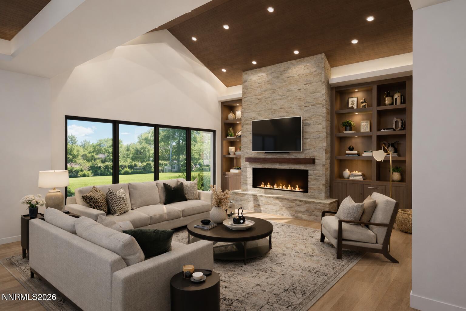 620 Hoge Road Reno, NV 89506 - Photo 3 of 19 a living room with furniture and a fireplace