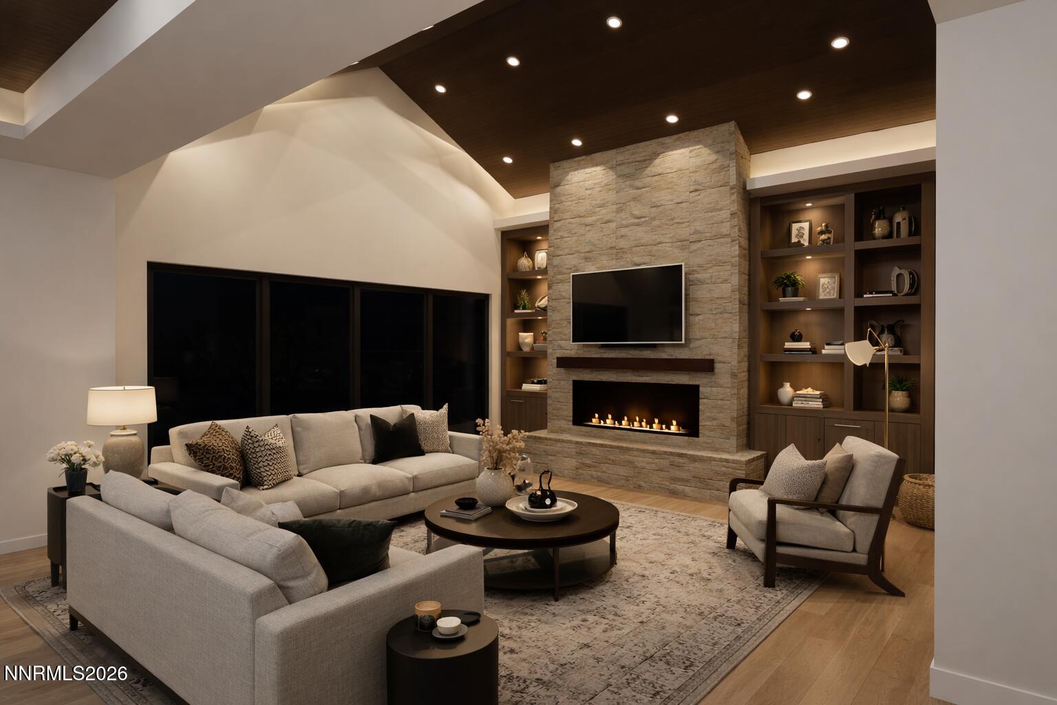 620 Hoge Road Reno, NV 89506 - Photo 6 of 19 a living room with furniture and a fireplace