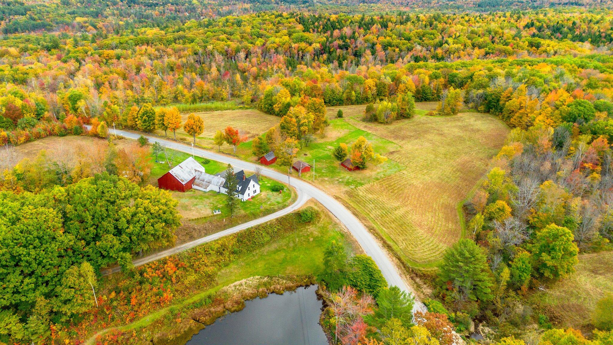 133 Iisalo Road Temple, ME 04984 - Photo 37 of 40 Drone2