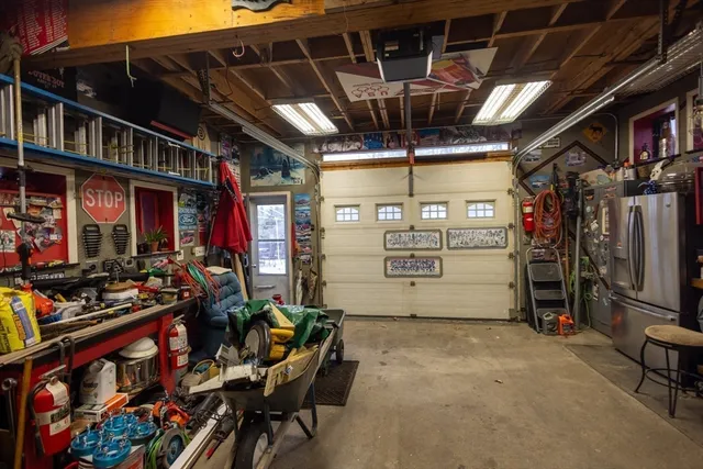 a view of a storage room