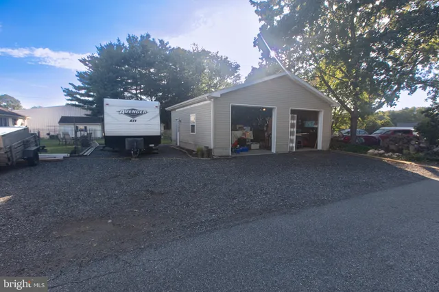 a view of house with backyard