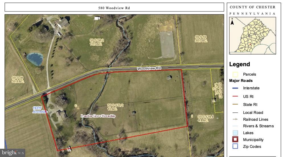 580 Woodview Road Avondale, PA 19311 - Photo 48 of 48 Plot Plan