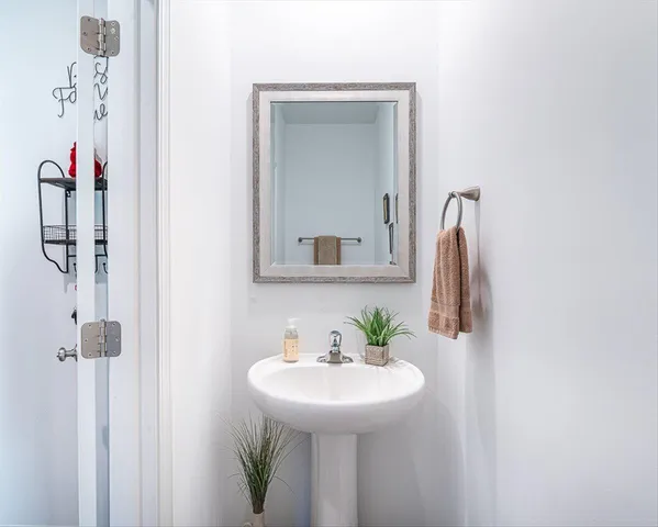 a room with storage and utility