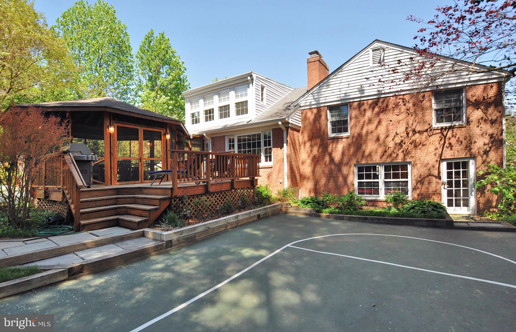5706 Ogden Road Bethesda, MD 20816 - Photo 4 of 35 The sports court and deck and porch are wonderful!