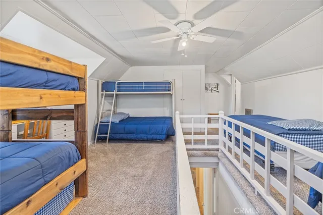 a view of a lake with a city