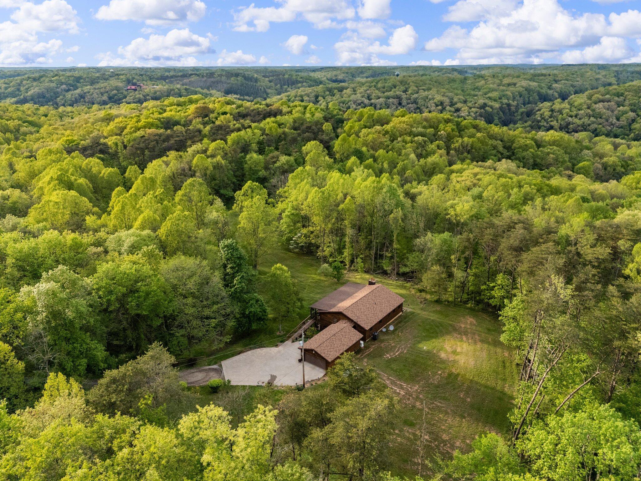 26975 Chapel Ridge Road Logan, OH 43138 - Photo 13 of 98 AERIAL VIEW OF THE RANCH