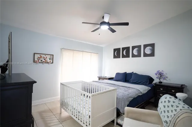 a bedroom with furniture and a bed