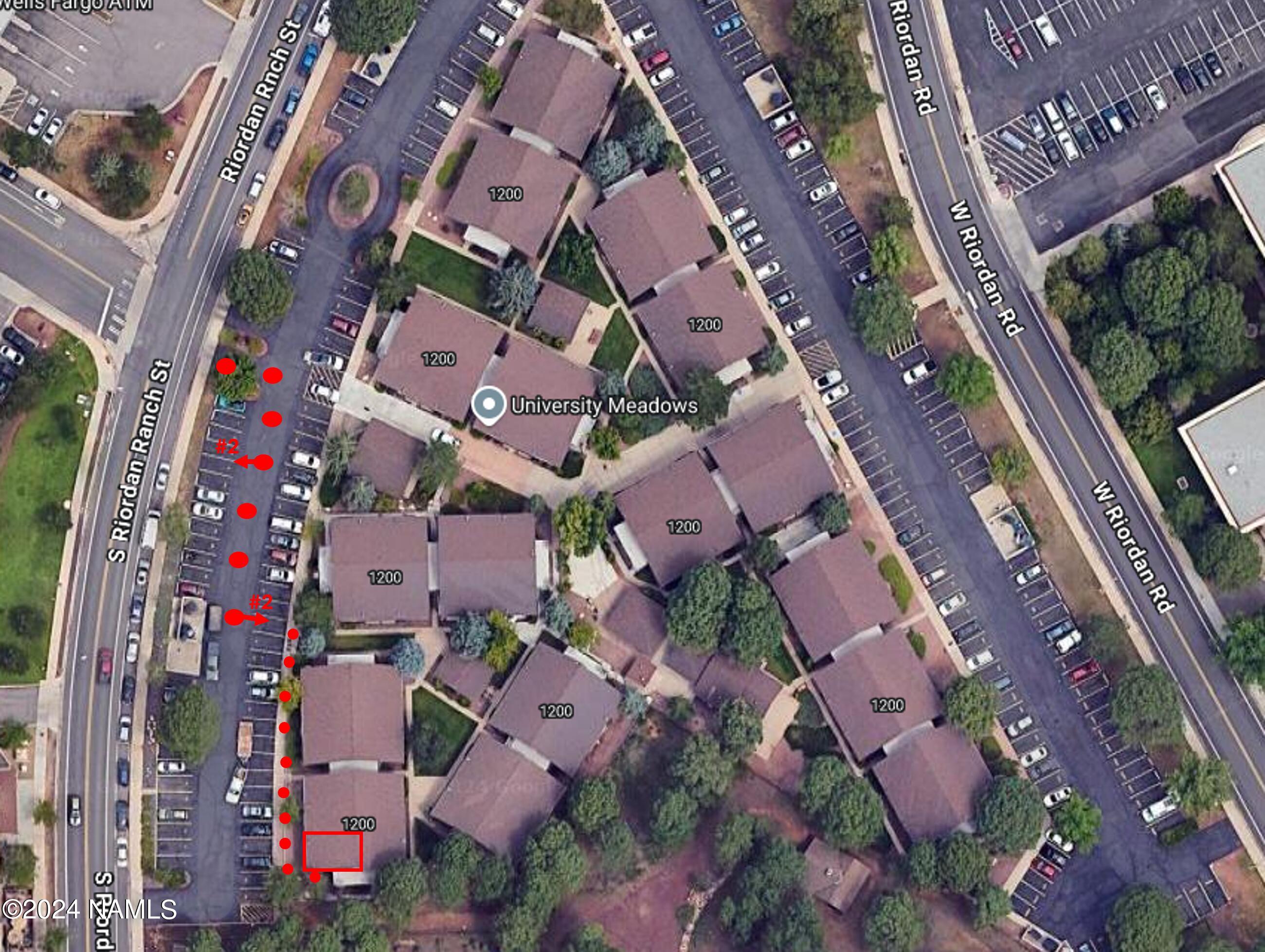 1200 South Riordan Ranch Street, Unit 2 Flagstaff, AZ 86001 - Photo 20 of 20 Parking Map
