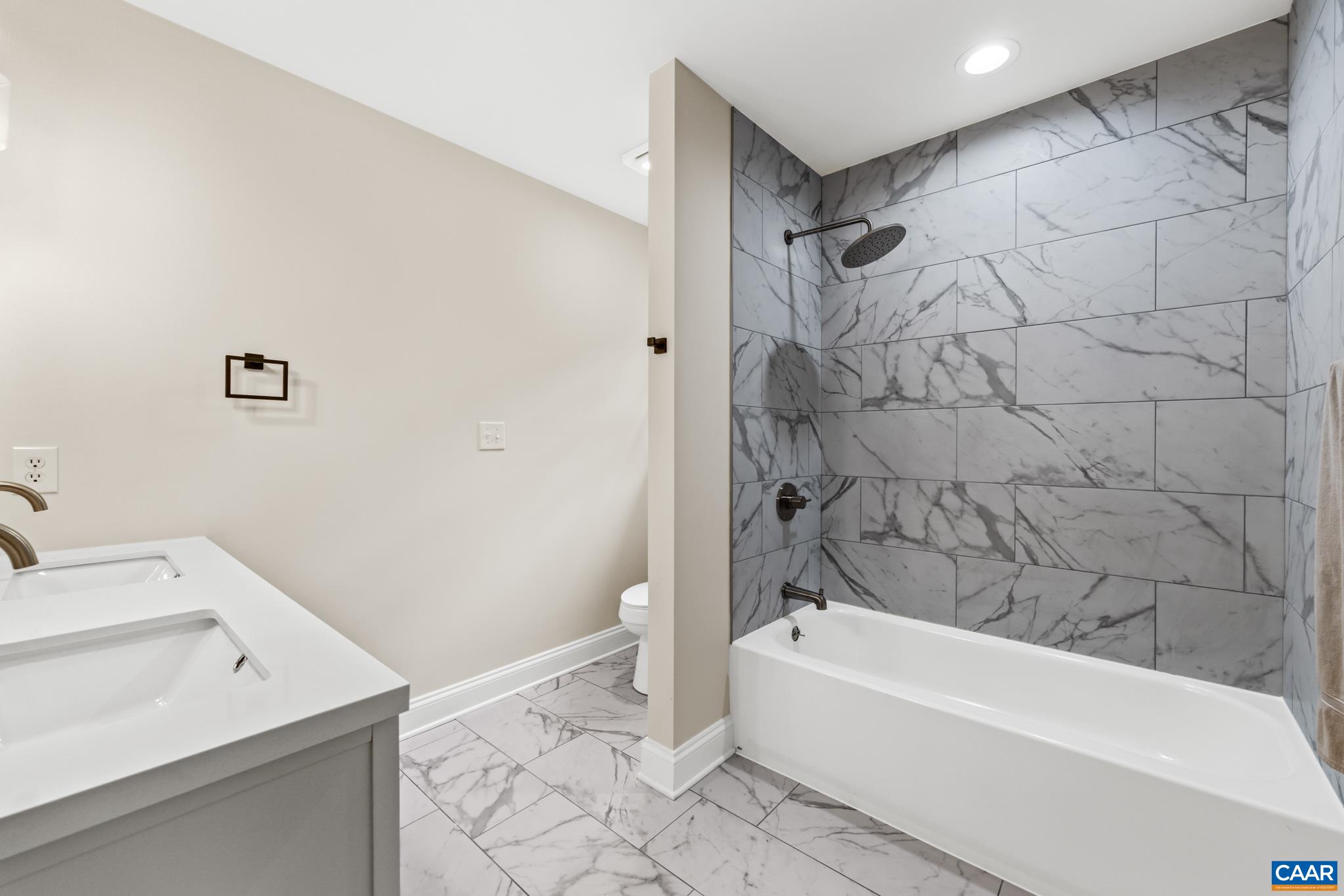 505 Georgetown Road Charlottesville, VA 22901 - Photo 66 of 73 a bathroom with a bathtub and a shower