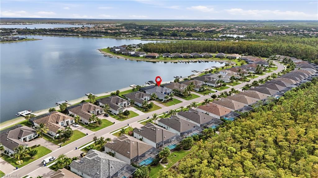 14882 Blue Bay Circle Fort Myers, FL 33913 - Photo 42 of 50 an aerial view of a house with a lake view