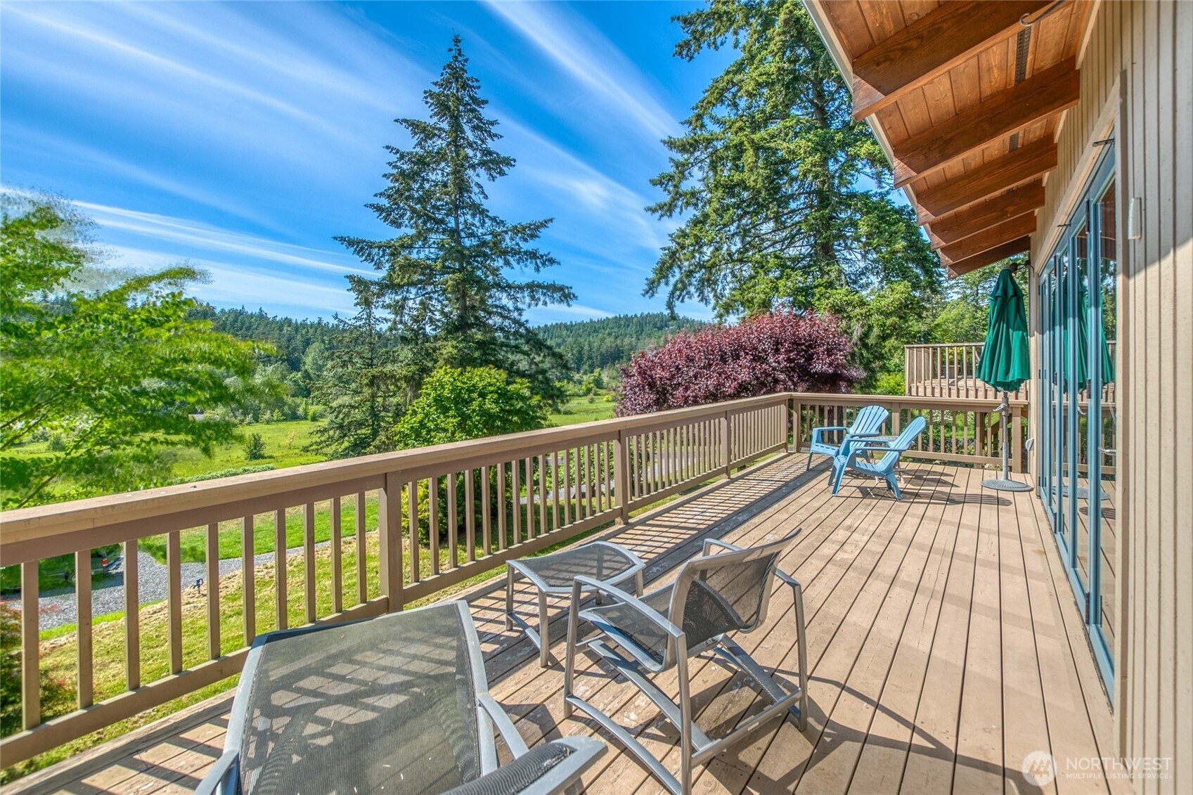 402 Cayou Valley Road Orcas Island, WA 98245 - Photo 13 of 40 a view of balcony with furniture