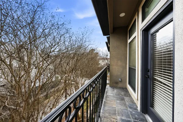 a view of balcony