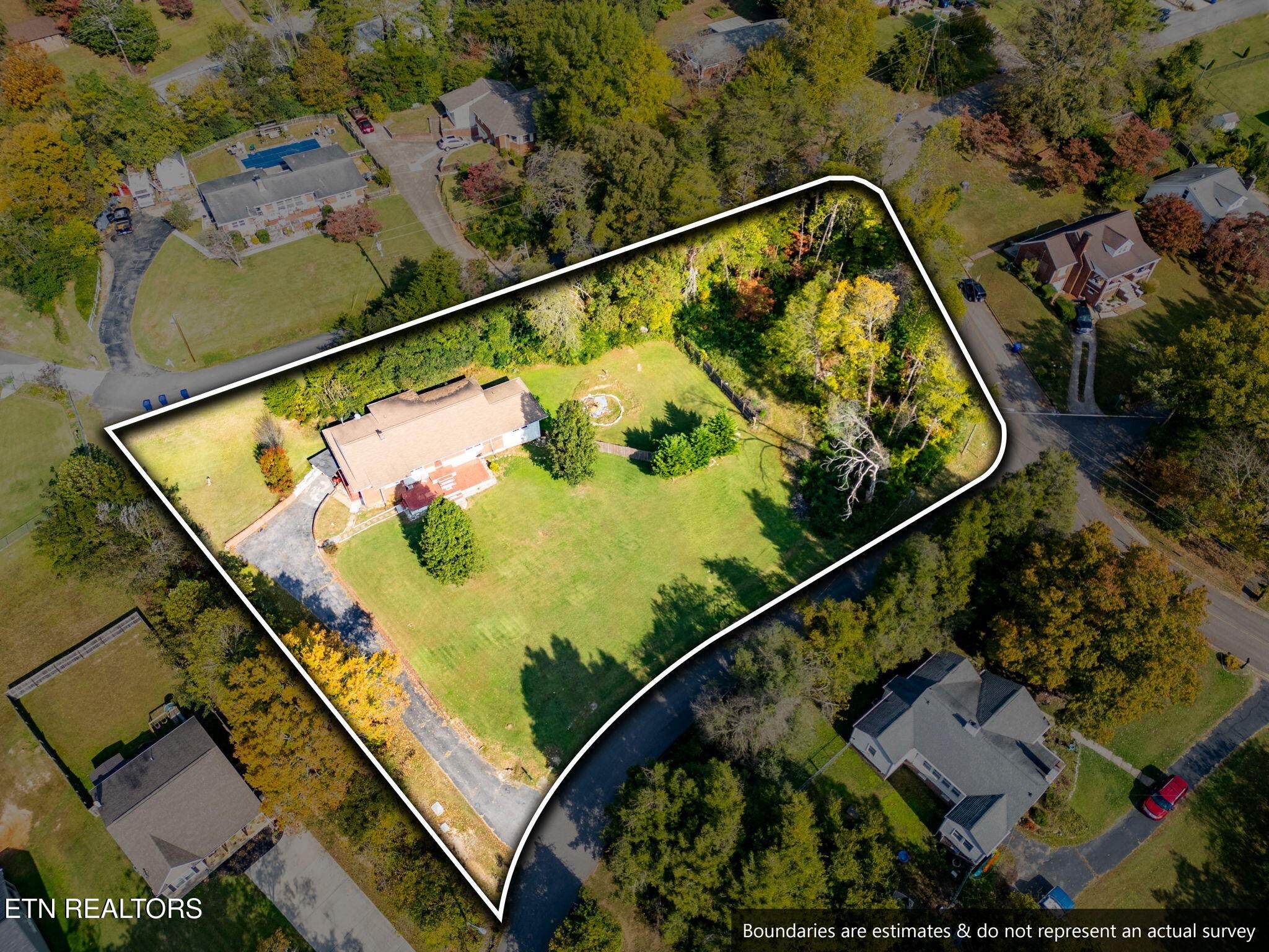 302 Hickory Street Clinton, TN 37716 - Photo 3 of 38 an aerial view of swimming pool