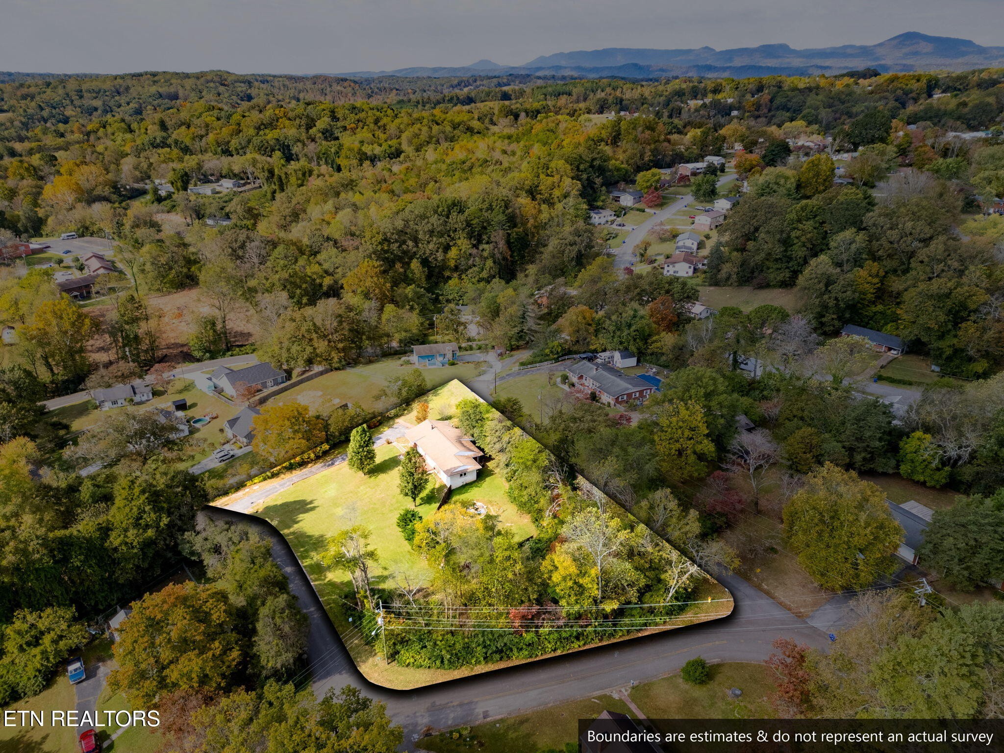 302 Hickory Street Clinton, TN 37716 - Photo 9 of 38 an aerial view of swimming pool
