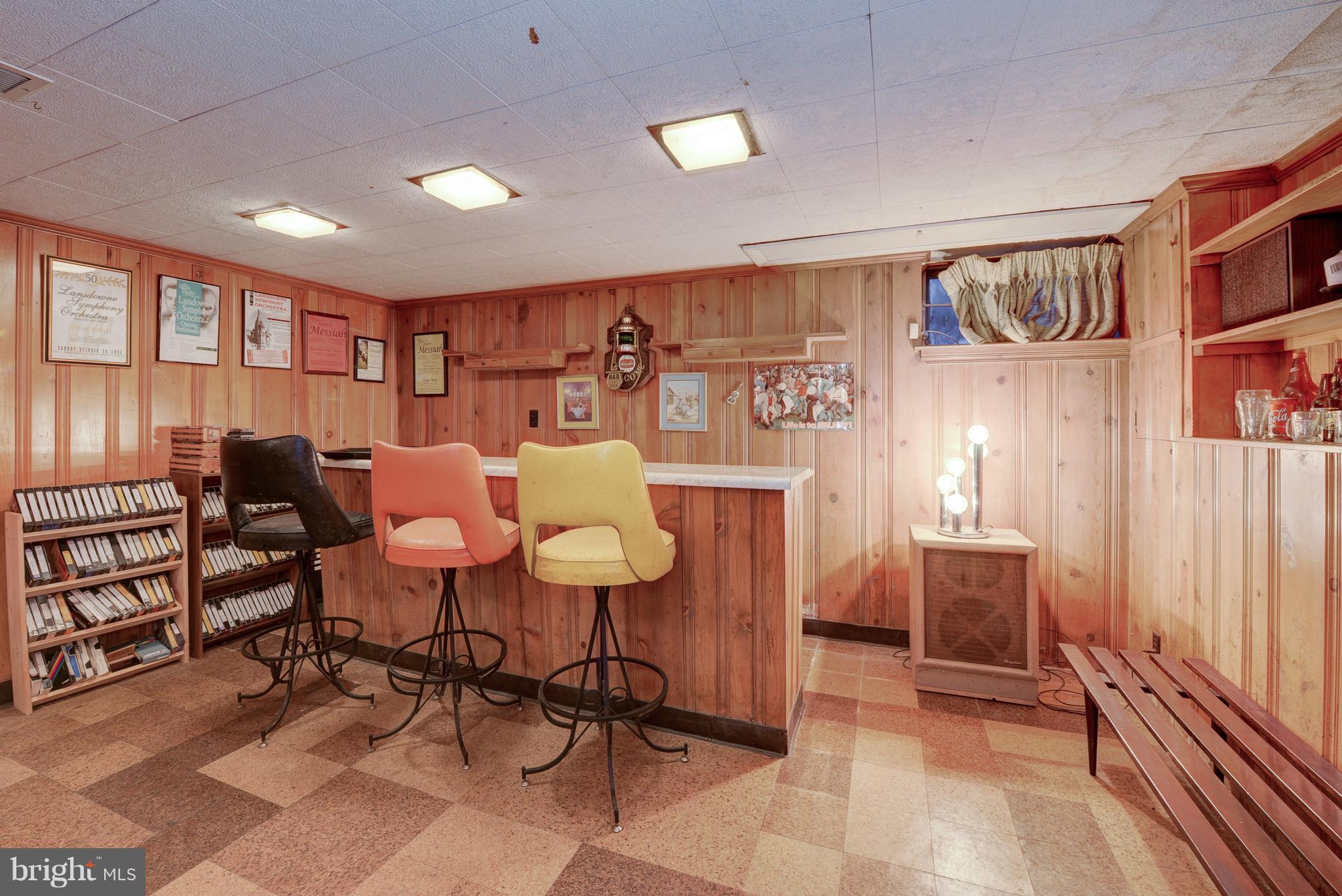 160 Whitemarsh Road Ardmore, PA 19003 - Photo 27 of 30 bar in finished basement