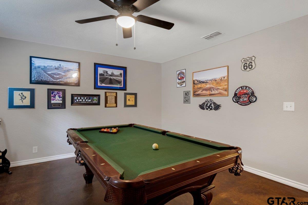 1254 Corinth Road Jacksonville, TX 75766 - Photo 25 of 42 a room with pool table and wooden floor