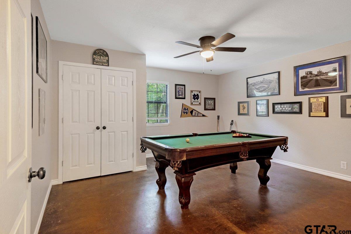 1254 Corinth Road Jacksonville, TX 75766 - Photo 26 of 42 a room with pool table and windows
