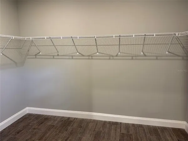 a view of a rack on the wall
